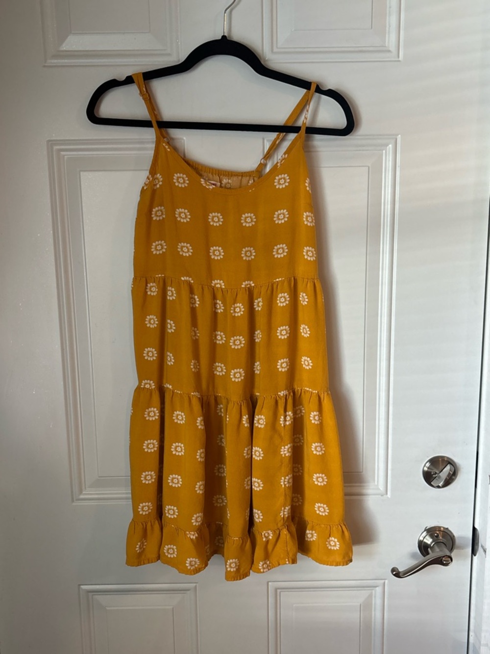 Mossimo Supply Co. Mustard Yellow Floral Sundress
